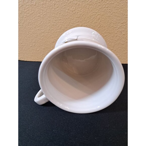 Anthropologie  Monogrammed "M" Mug Cup White With Black Letter M - Picture 3 of 5